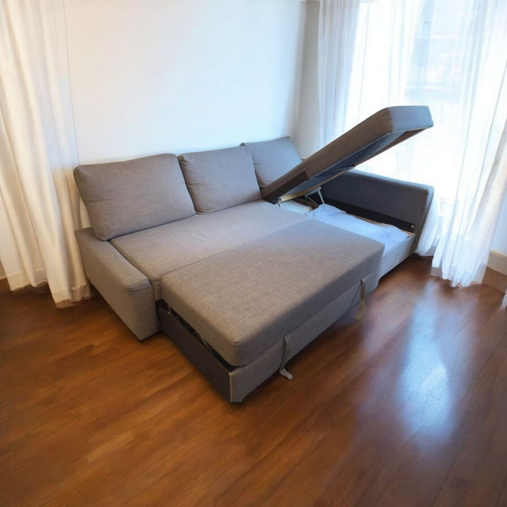 IKEA FRIHETEN CORNER SOFA BED WITH STORAGE LONDON DELIVERY AVAILABLE TODAY