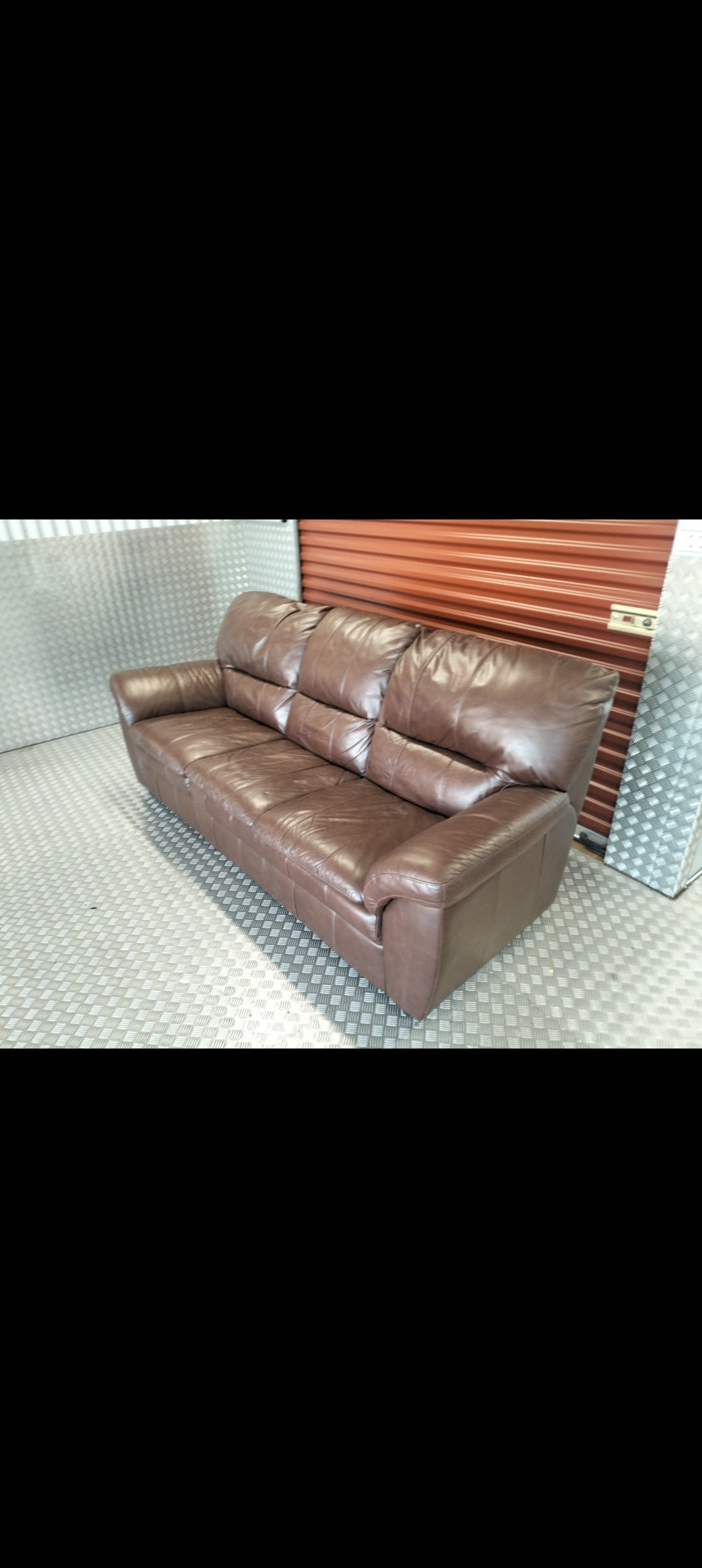 🎉🎉 GENUINE LEATHER SOFA - LONDON DELIVERY AVAILABLE TODAY 🚚