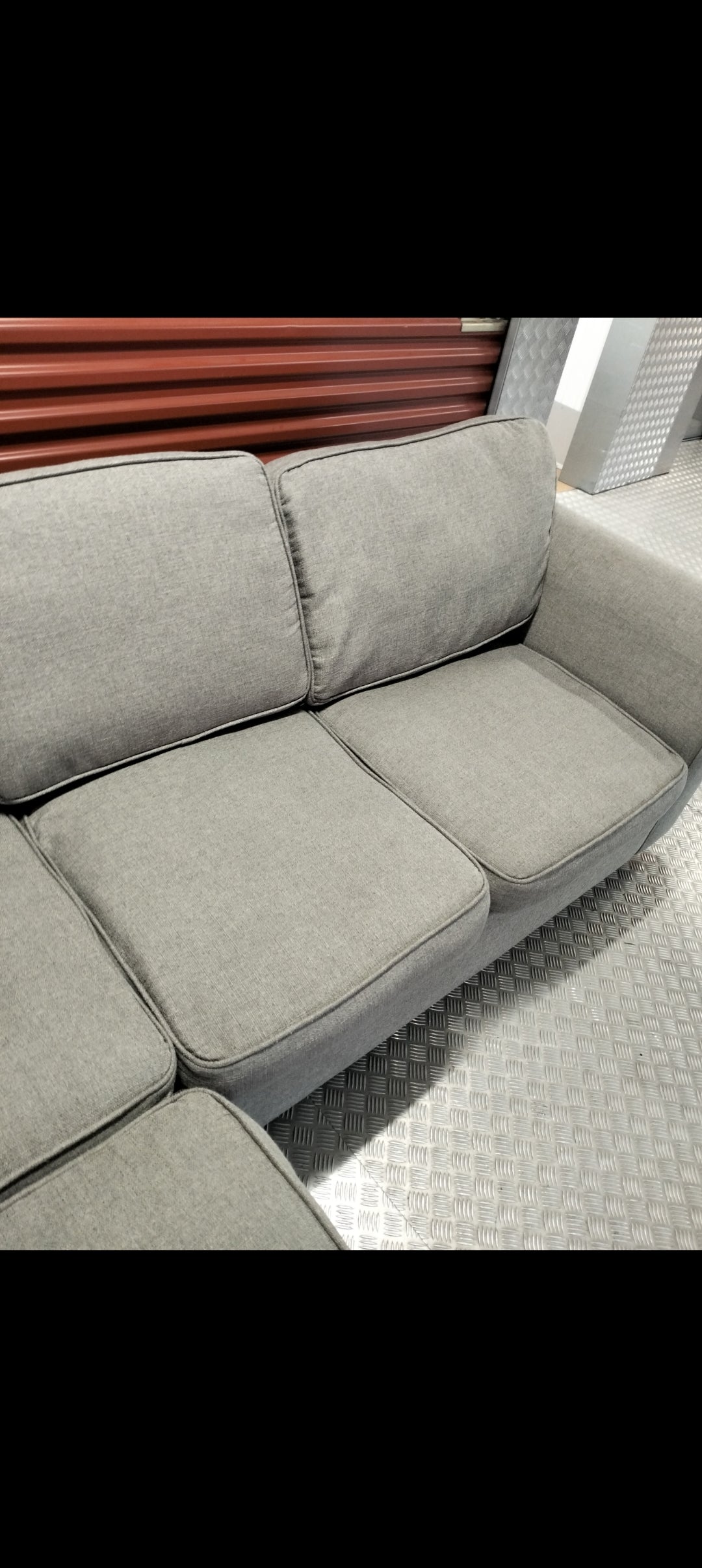 (Great condition) Grey DFS Corner sofa LONDON DELIVERY AVAILABLE TODAY