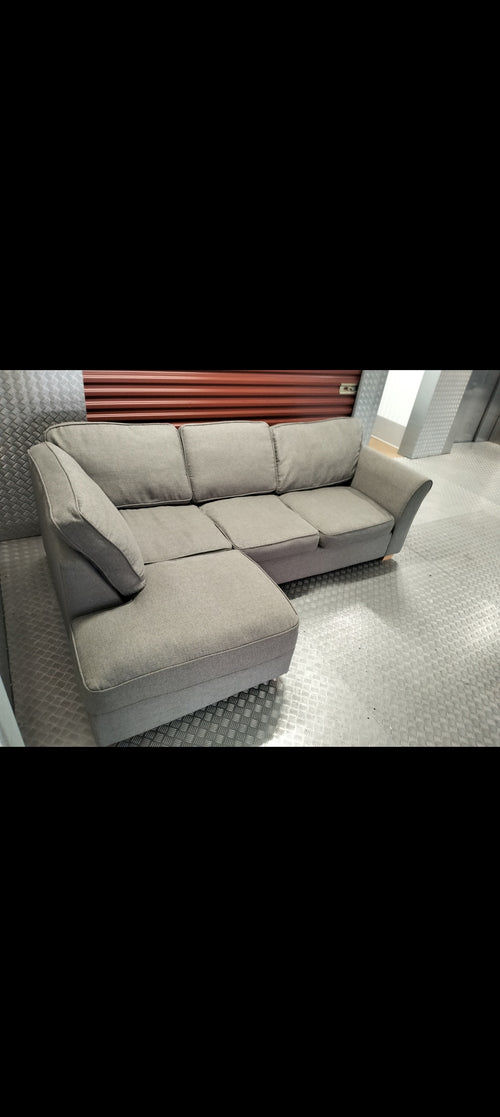(Great condition) Grey DFS Corner sofa LONDON DELIVERY AVAILABLE TODAY