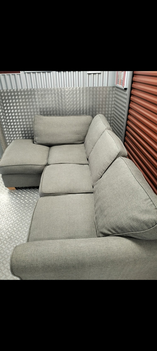 (Great condition) Grey DFS Corner sofa LONDON DELIVERY AVAILABLE TODAY