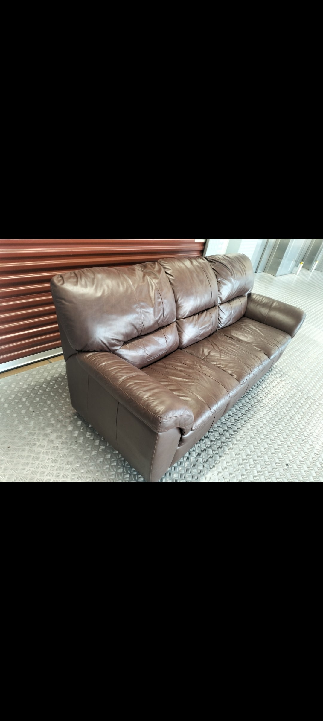 🎉🎉 GENUINE LEATHER SOFA - LONDON DELIVERY AVAILABLE TODAY 🚚