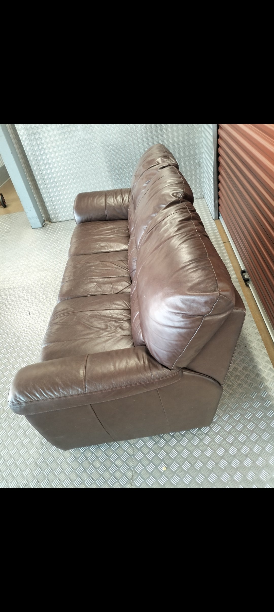 🎉🎉 GENUINE LEATHER SOFA - LONDON DELIVERY AVAILABLE TODAY 🚚